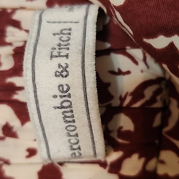 Abercrombie & Fitch Floral Mini Dress - Red and White - Picture 2 of 7